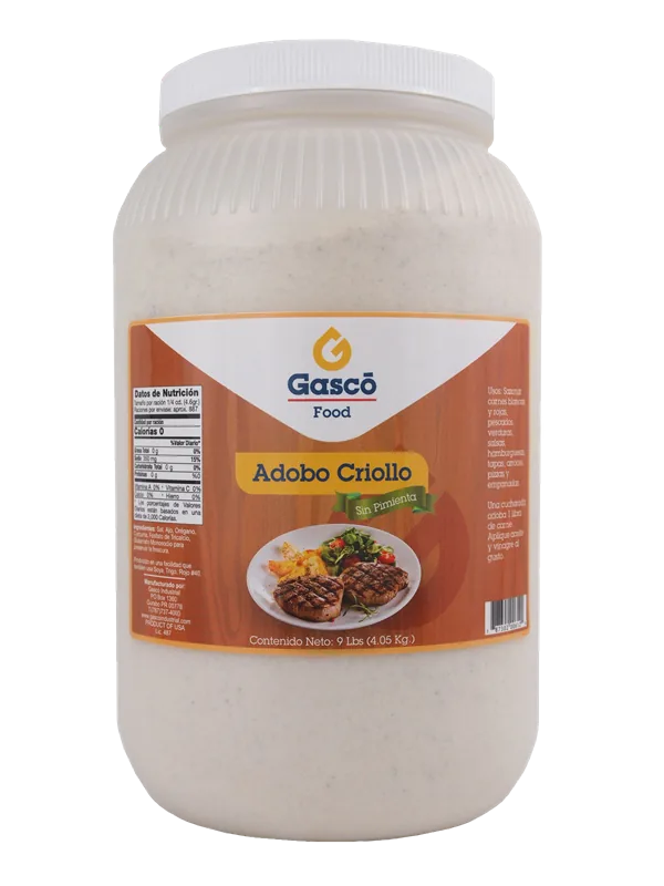 Adobo Criollo sin Pimienta